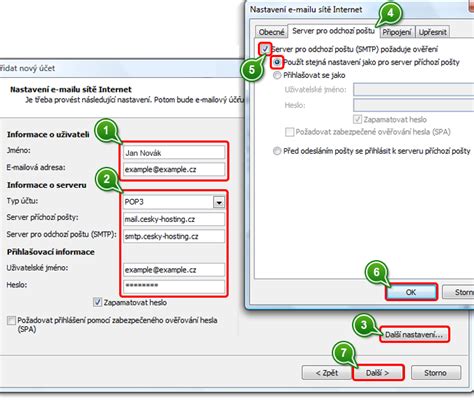 Nastavení email klienta MS Outlook 2016 pro příjem pošty pomocí .